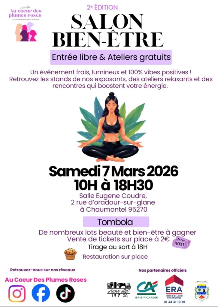affiche du salon du bien-être à chaumontel